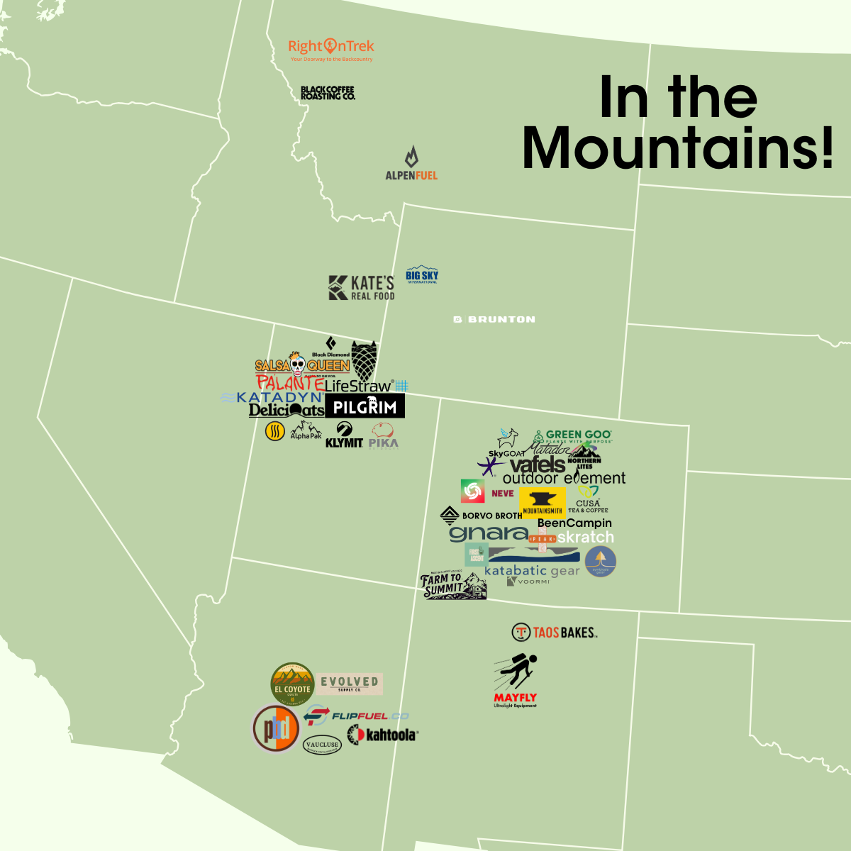 Products from Brands in the Mountain West